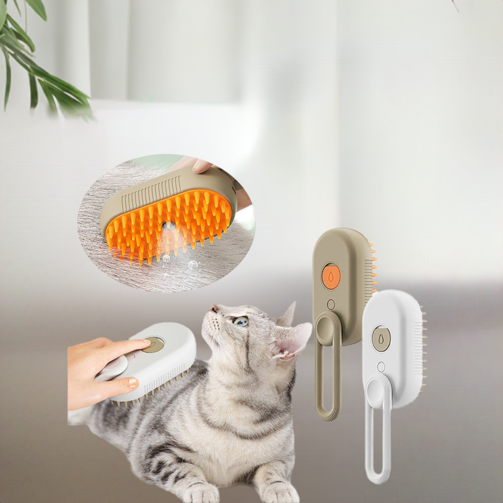 Cat Steam Brush Steamy Dog Brush 3 In 1 Electric Spray Cat Hair Brushes For Massage Pet Grooming Comb Hair Removal Combs Pet Products